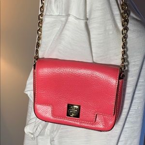 Kate Spade Clasp Front, Chain Strap Hot Pink Bag